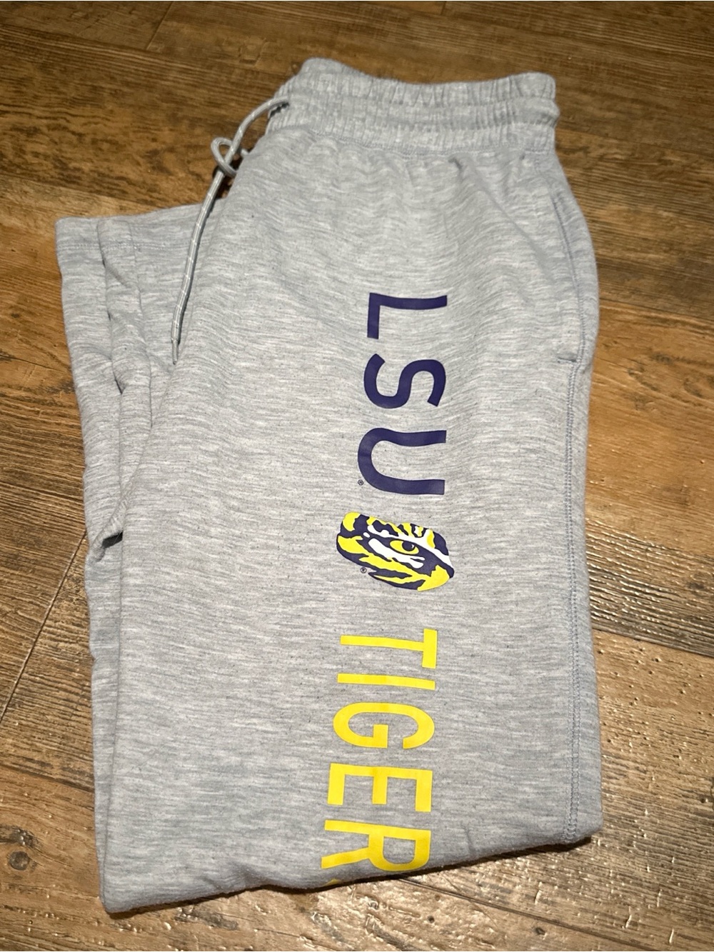 LSU Tigers Gray Track Joggers - Collegiate Comfort